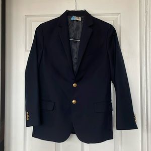 Lands End Kids Navy Blazer Sz 14